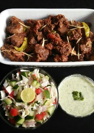 A picture of Beef Shinwari Karahi🍲😋.