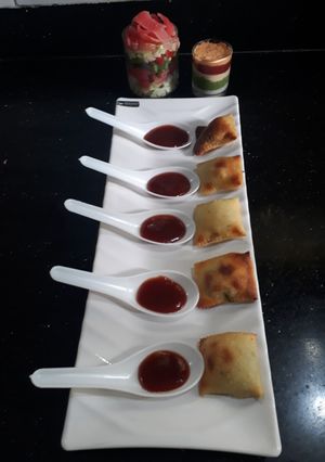 A picture of Baked Mini Rava Bites.