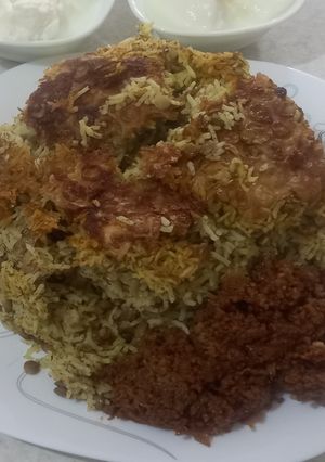 عکسی از دستور عدس شوید پلو با گوشت چرخکرده