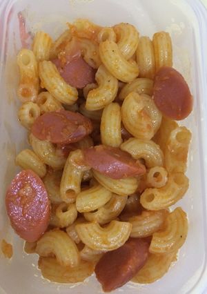 Foto resep Makaroni Saos Simpel (bekal sekolah)