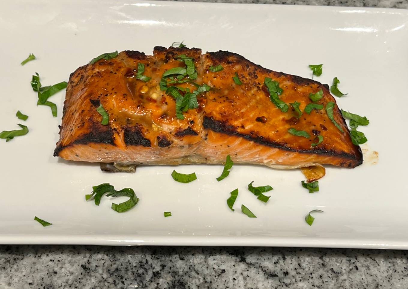 Broiled Honey Glazed Salmon