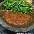 Sambal Rujak kangkung