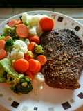 Cajun Oven Baked Steak and Veggies