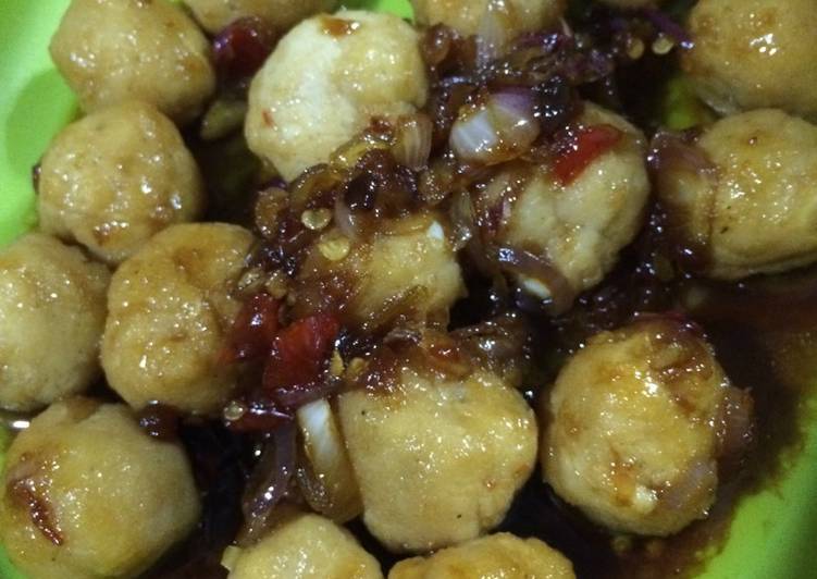 Resep Bakso tumis Anti Gagal