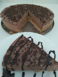 Una foto de Tarta de mousse de chocolate