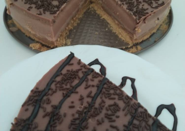 Tarta de mousse de chocolate