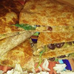 A picture of Black Bean Quesadillas.