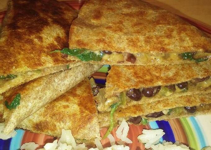 Easiest Way to Make Homemade Black Bean Quesadillas