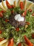 Ensalada de col “Corazón de buey” con mayonesa de pepino