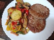 Una foto de parrillada verdura