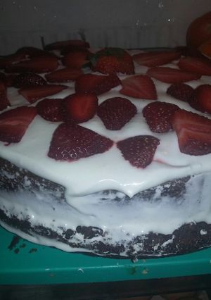 Una foto de Torta húmeda de chocolate económica