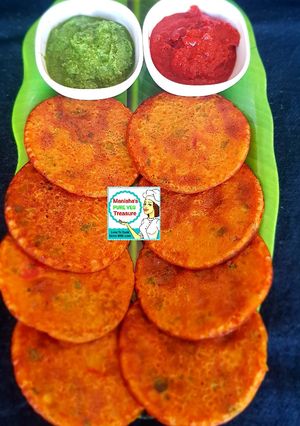 A picture of Spicy Besan Mini Pan Cake.