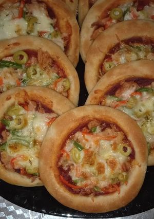 صورة لوصفة ميني بيتزا 🍕 بالتونه