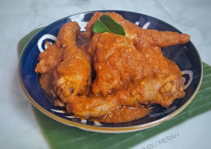 Resep Ayam Bumbu Merah Oleh Hadleny Kitchen Cookpad