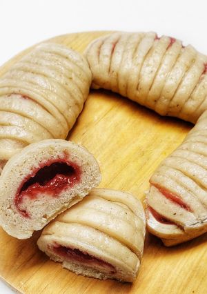 Foto resep Wool roll bread vegan gluten free