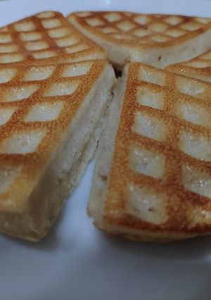 Una foto de Gofres fitness de avena