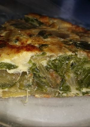 Una foto de Tortilla de acelgas