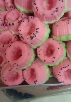Foto resep Bolu kukus semangka