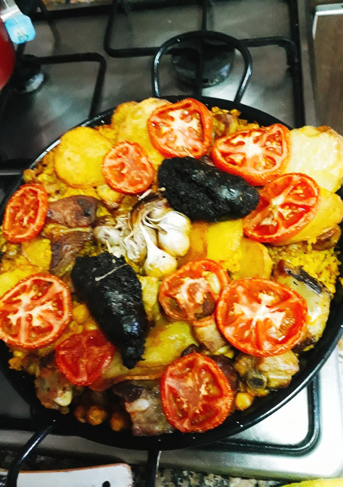 Una foto de Arroz al horno estilo valenciano...Recetas