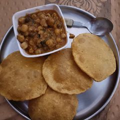 Chole puri A picture of Chole puri.
