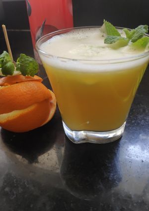A picture of Cucumber Orange Cooler.