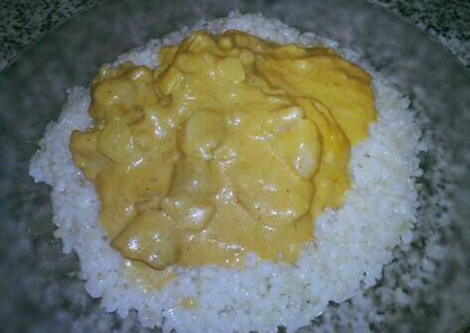 Foto principal de Pollo al curry con arroz integral 🍛♥