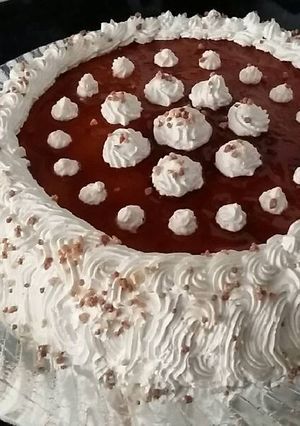 Foto principal de Tarta tocino de cielo nata y crocantis
