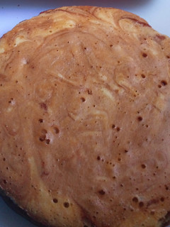 A picture of Cinnamon marble fluffy cake.