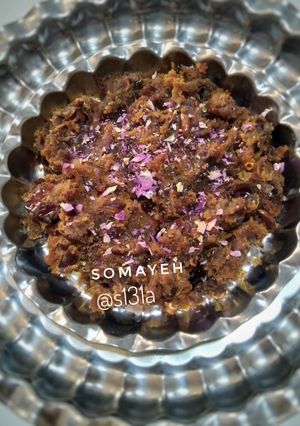 عکسی از دستور حلوا خرما بلوچی