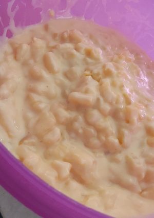Una foto de Postre de piña🍍
