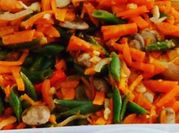 A picture of stir fry shallot