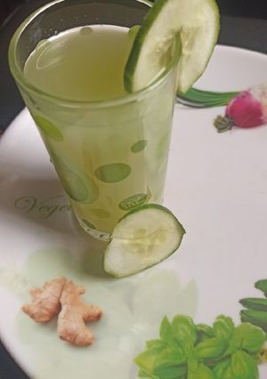 A picture of Lemun kokwamba(cucumber) da citta(ginger.