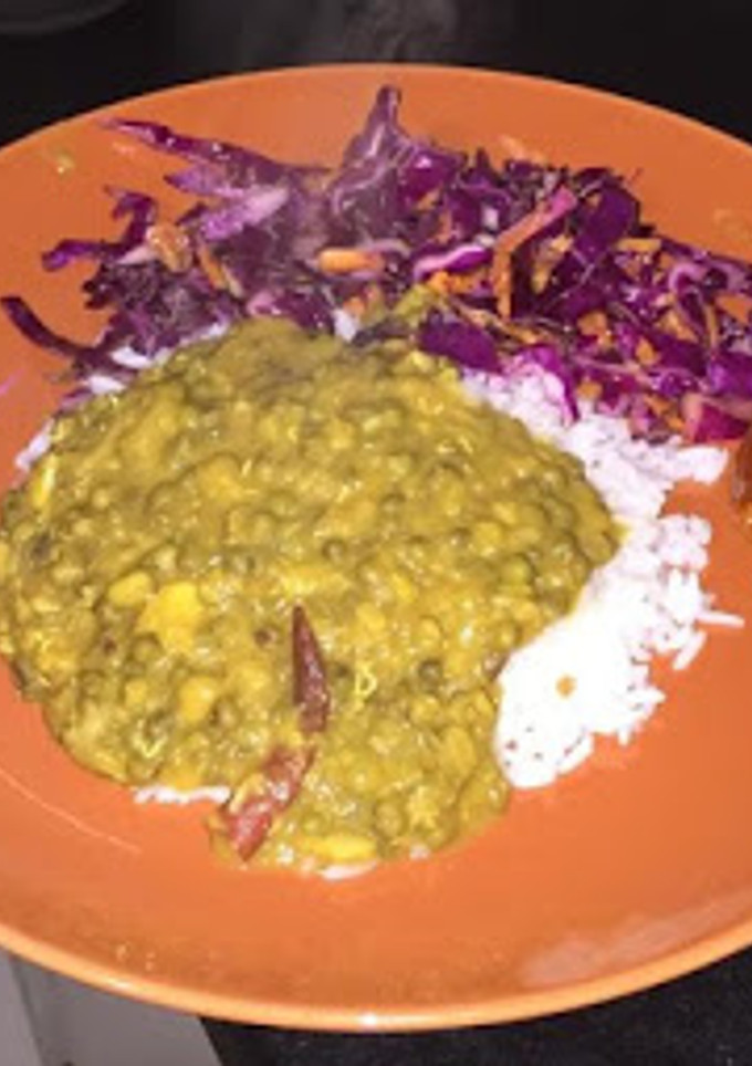 A picture of Mung Bean Curry.