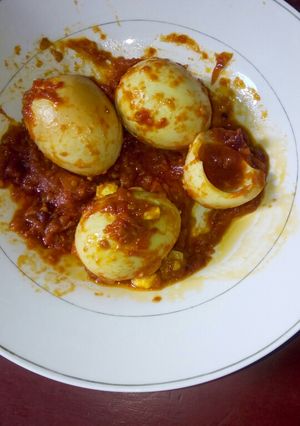 A picture of Egg curry #author marathon #festive contest, Mombasa.
