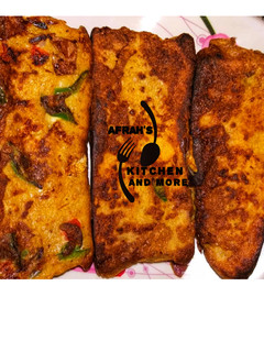 Soyayyen bread me kwai ainihin hoton girkin