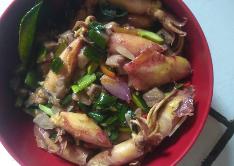 Oseng2 cumi dan gamos