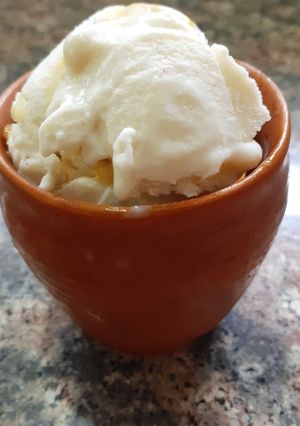 A picture of Matka kulfi (fireless recipe).