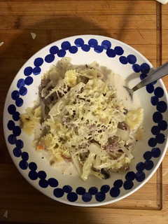One Pot Pasta mit Weißkohl, Hackfleisch und Champignons Rezepthauptbild