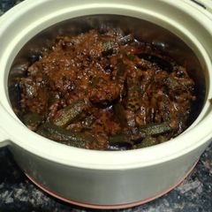 A picture of Masaledar Bhindi.