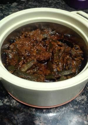 A picture of Masaledar Bhindi.