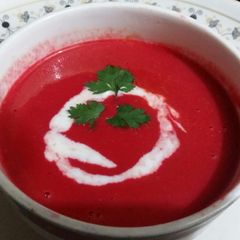 Creamy tomato soup A picture of Creamy tomato soup.