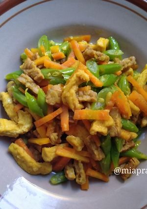 Foto resep Tumis Kuning Buncis Wortel