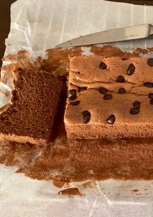 Foto resep Choco honey castella cake