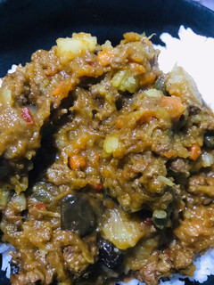 A picture of Dry curry.
