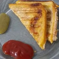 Veg cheese grilled sanwich A picture of Veg cheese grilled sanwich.