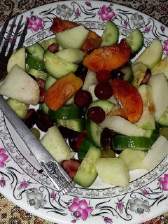 عکسی از دستور سالاد میوه