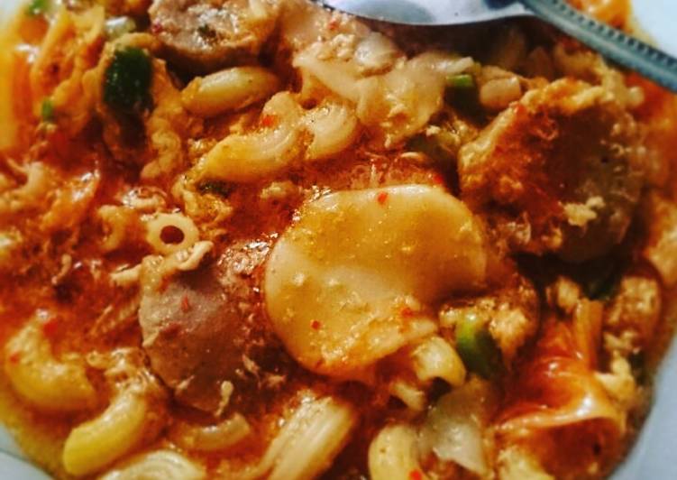 Resep Seblak makaroni nyemek yang Enak