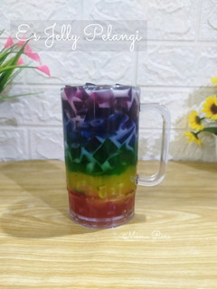 Foto resep Es Jelly Pelangi