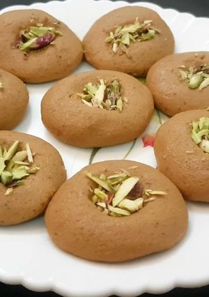 A picture of Sattu Peda Recipe I Roasted chane ka peda I.
