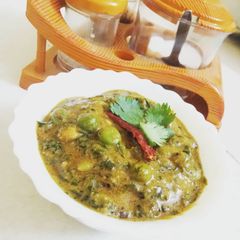 Methi matar malai A picture of Methi matar malai.